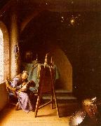 Gerrit Dou Man Writing in an Artist's Studio China oil painting reproduction